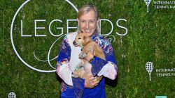 NEW YORK, NEW YORK - SEPTEMBER 10: Martina Navratilova attends the International Tennis Hall of Fame Legends Ball at Cipriani 42nd Street on September 10, 2022 in New York City. (Photo by Roy Rochlin/Getty Images)