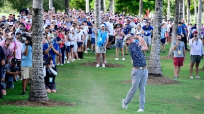 Smith in action at the LIV Golf Invitational Miami in October.