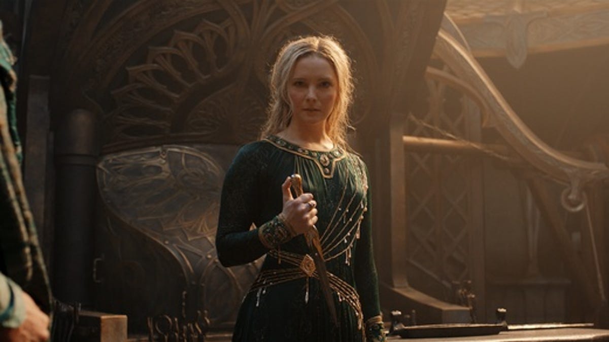 Galadriel and her dagger.