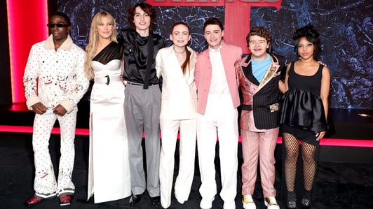 Stranger Things stars at season 4 premiere