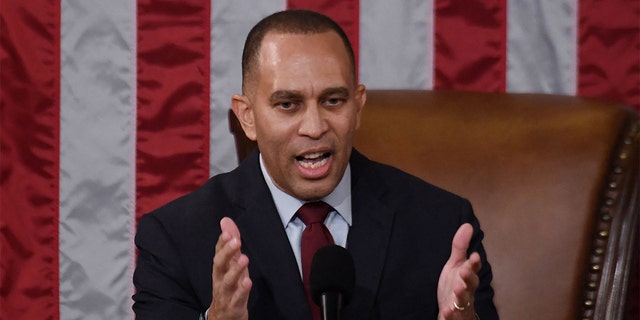 Rep. Hakeem Jeffries, D-N.Y., was elected House Minority Leader.