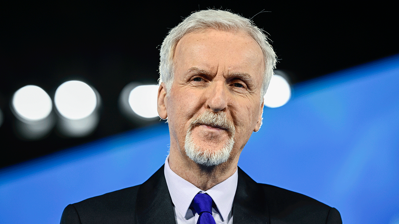 James Cameron at premiere of "Avatar: The Way of Water"