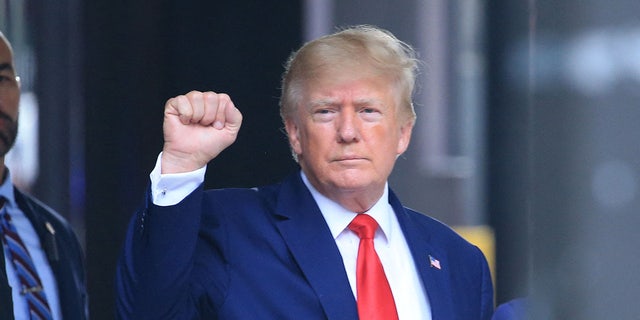 Former President Trump outside of Trump Tower in New York City Aug. 10, 2022. Trump declined to answer questions under oath in New York over alleged fraud at his family business.