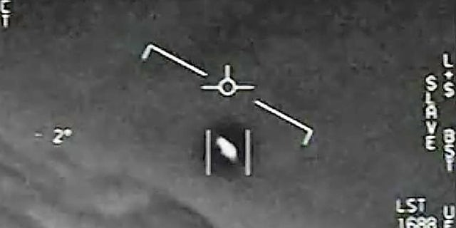 A UFO seen in a clip released by Department of Defense.