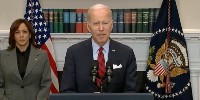 President Joe Biden took heat for a gaffe-prone address on the problems at the U.S. southern border. 