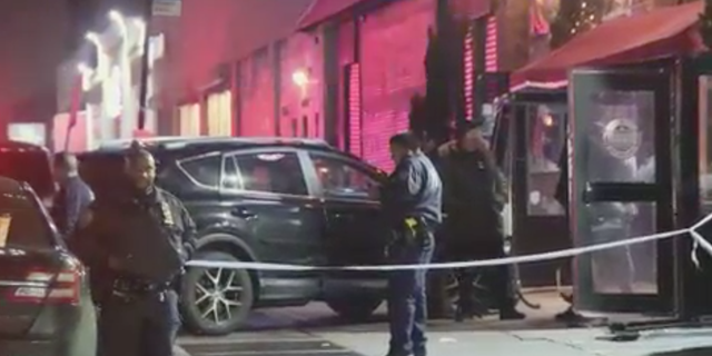 SUV crashes into Manhattan restaurant Inwood Bar &amp; Grill on January 2, 2023.