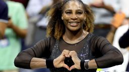 NEW YORK, NEW YORK - AUGUST 29: Serena Williams of the United States celebrates after defeating Danka Kovinic of Montenegro during the Women's Singles First Round on Day One of the 2022 US Open at USTA Billie Jean King National Tennis Center on August 29, 2022 in the Flushing neighborhood of the Queens borough of New York City. (Photo by Al Bello/Getty Images)