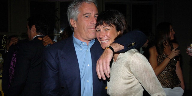 Jeffrey Epstein and Ghislaine Maxwell attend de Grisogono Sponsors The 2005 Wall Street Concert Series Benefitting Wall Street on March 15, 2005, in New York City.