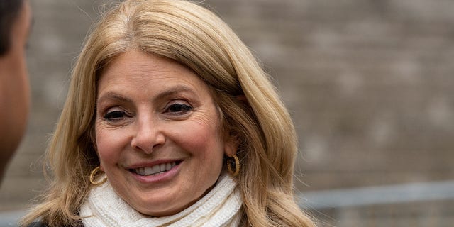 Lisa Bloom, an attorney known for advising Harvey Weinstein and the representing attorney to one of the accusers of Ghislaine Maxwell, seen at the Thurgood Marshall United States Courthouse where the trial of Maxwell is being held on November 29, 2021, in New York City. 