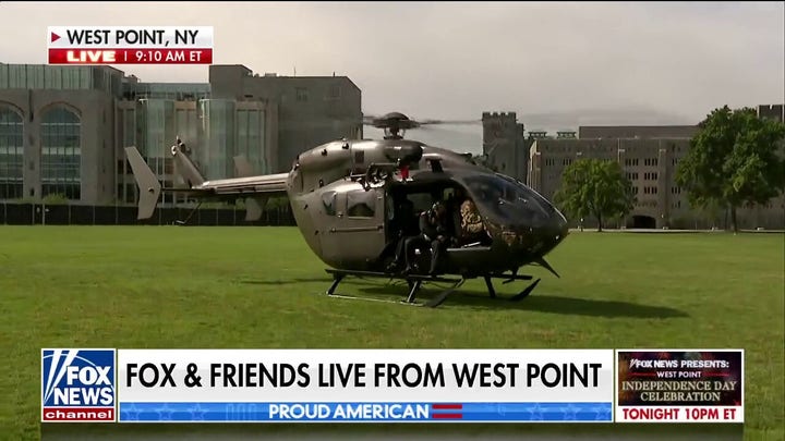 Paratroopers take off on Lakota helicopter in West Point 