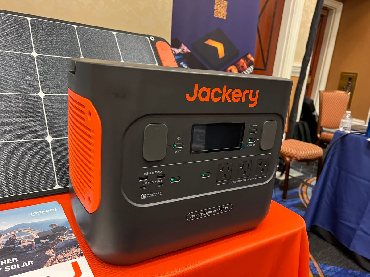 An image of a Jackery solar-powered generator.