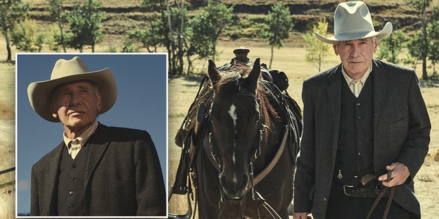Harrison Ford stars as Jacob Dutton in the "Yellowstone" prequel, "1923."