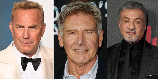 Kevin Costner, Harrison Ford and Sylvester Stallone are among the Hollywood legends making television debuts.
