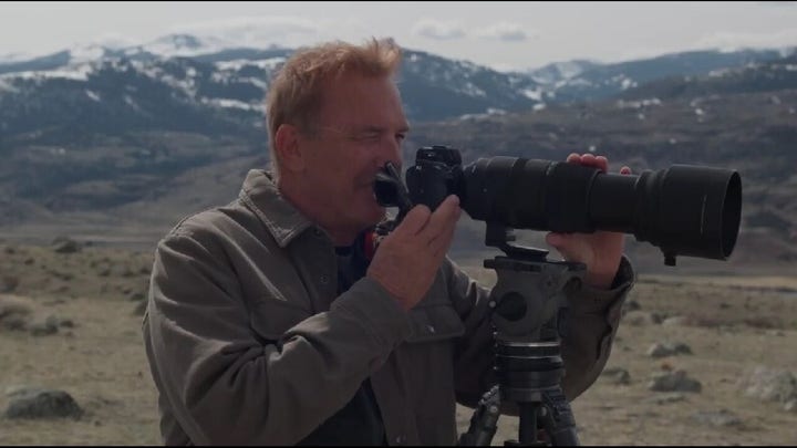 Kevin Costner credits the 'human will' responsible for Yellowstone's preservation