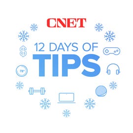 CNET 12 Days of Tips logo