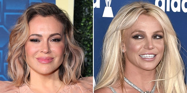 Britney Spears questioned the reasoning behind Alyssa Milano's tweet that said someone should "check on" her.
