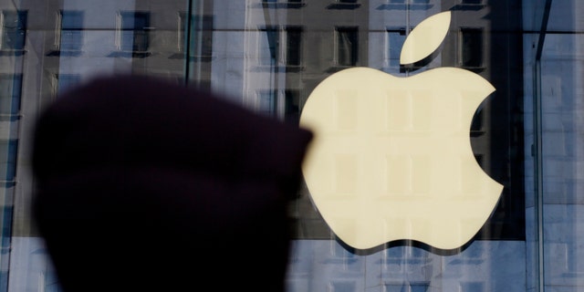 NEW YORK, NEW YORK - FEBRUARY 03: A person walks near Apple Store on February 03, 2023, in New York City. 