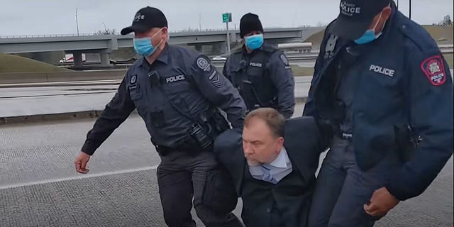 Attorney James Kitchen said religious liberty has quickly evaporated in Canada as authorities have arrested pastors and seized church properties. Pastor Artur Pawlowski, above, was arrested multiple times for holding church services in Calgary, Alberta.