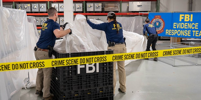 FBI Special Agents assigned to the Evidence Response Team process material recovered from the high altitude balloon recovered off the coast of South Carolina.  The material was processed and transported to the FBI Laboratory in Quantico, Virginia.