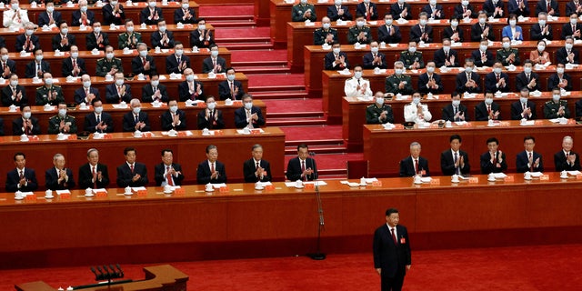 Chinese President Xi Jinping attends the opening ceremony of the 20th National Congress of the Communist Party of China, at the Great Hall of the People in Beijing, Oct. 16, 2022.