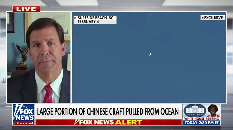 Mark Esper: Recovered spy craft could indicate what China was looking for