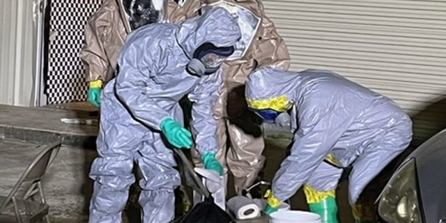 Texas authorities investigate a suspected fentanyl lab, Jan 30, 2023.