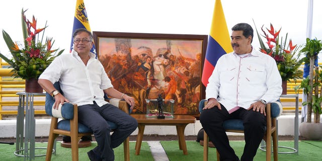 Left-wing Colombian President Gustavo Petro met with embattled Venezuelan premier Nicolas Maduro to liberalize trade between the two nations.