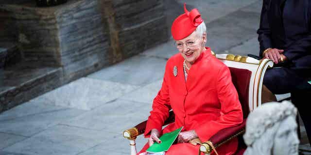 Queen Margrethe II attends a church service in Copenhagen on Sept. 11, 2022. The queen underwent "extensive back surgery" and the condition of the monarch "is good and stable under the circumstances," the palace said on Feb. 23, 2023.