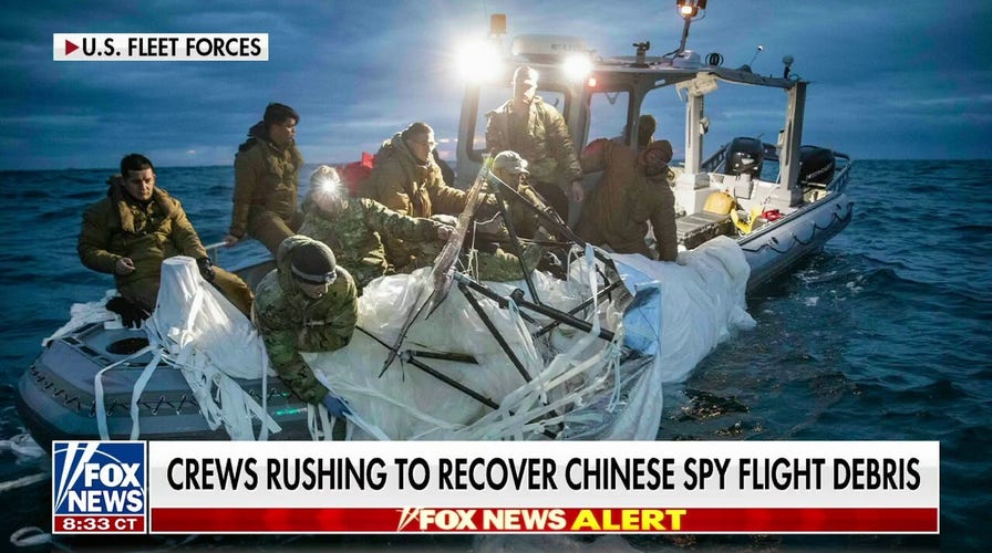 Navy facing challenge of recovering underwater debris from China spy flight