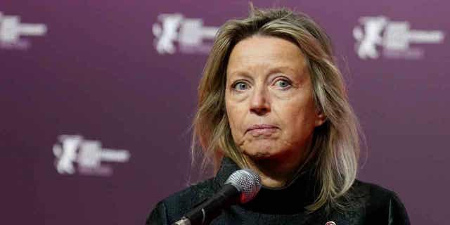 Netherlands' Defense Minister Kajsa Ollongren attends the Summit of the Joint Expeditionary Force in Riga, Latvia, on Dec. 19, 2022. The Dutch government claims it will not appeal a court ruling that Dutch forces unlawfully bombed a complex in Afghanistan in 2007.