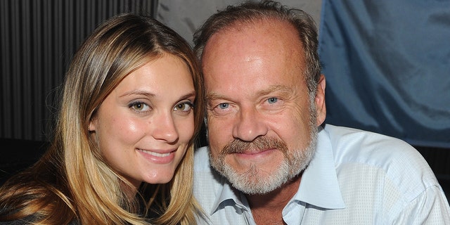 Kelsey Grammer, who has been married four times, shares his eldest child, daughter Spencer Grammer, 39, left, with his first wife Doreen Alderman.