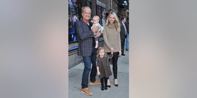 Kelsey Grammer married Kayte Walsh in 2011, two weeks after finalizing his divorce from Camille. Grammer and the U.K. native are parents to daughter Faith Evangeline, 10 and sons Kelsey Gabriel, 8, and Auden James, 6 (not pictured).