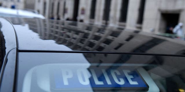 FILE-  French police car