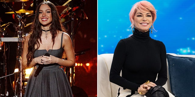 Olivia Rodrigo, left, and Shania Twain are presenting at this year's Grammy Awards.