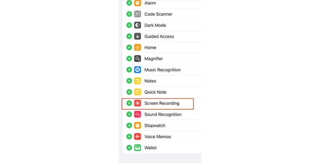 Follow these steps to record your iPhone screen.