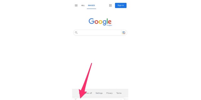 Screenshot of the Google search bar. 