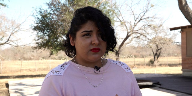 Human trafficking survivor Karla Jacinto traveled to the U.S.-Mexico border with a congressional delegation in January 2023.