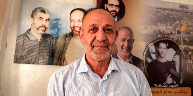 Bassam al-Saadi, one of the leaders of the Islamic Jihad Movement in Palestine poses for a picture at the Jenin camp for Palestinian refugees, in the north of the occupied West Bank, on Sep. 10, 2020.