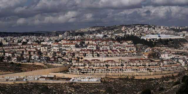 A general view of the West Bank Jewish settlement of Efrat, Monday, Jan. 30, 2023. 