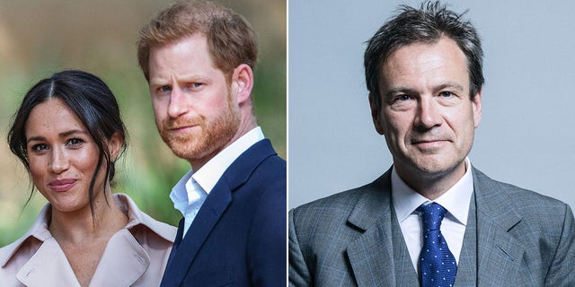 Royal commentator Jonathan Sacerdoti told Fox News Digital Bill Seely (right) told him the bill should be expected sometime in mid-February. The bill aims to strip Prince Harry and Meghan Markle of their Duke and Duchess of Sussex titles. Instead, they would be known as Mr. and Mrs. Windsor.
