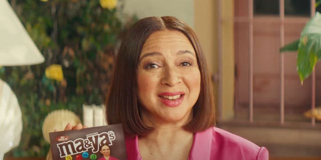 Maya Rudolph starring in an M&amp;M's commercial for the Super Bowl.