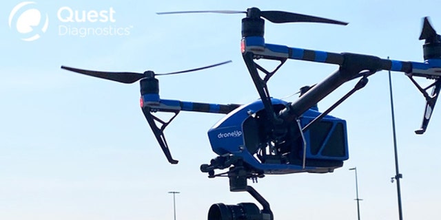 The COVID-test drone delivery project involves Walmart, Quest Diagnostics and DroneUp.