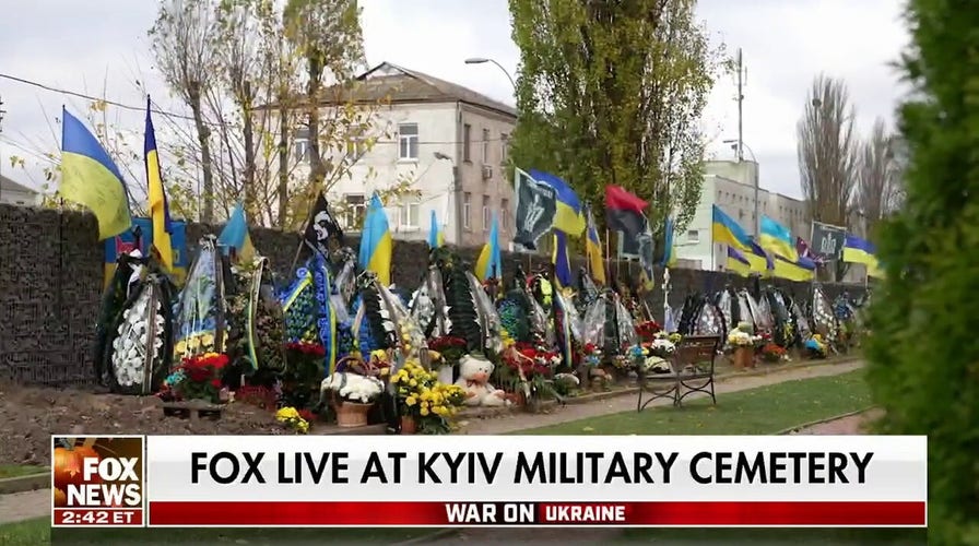 Inside look at Ukrainian cemetery nine months after Russian war began