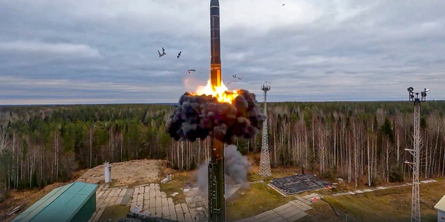 Russia tests intercontinental ballistic missile in October 2022. Putin throws wrench in nuclear security with U.S. after suspending New START treaty.