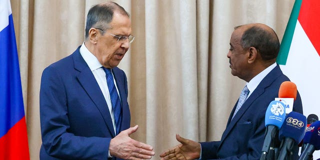 Russian Foreign Minister Sergey Lavrov met with Sudan's military leadership Thursday