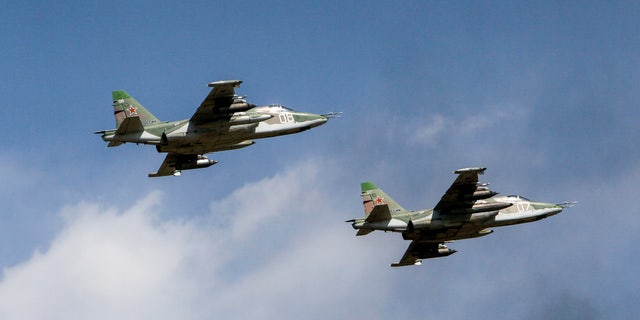 A Russian Sukhoi SU-25 jet was downed on the eve of the anniversary of Russia's invasion of Ukraine on Wednesday. The pilot did not survive.