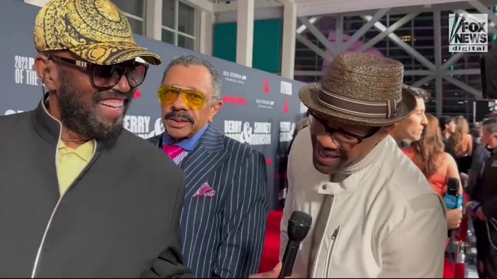 The Temptations sing 'My Girl' to Fox News Digital on red carpet at MusiCares Persons of the Year Gala