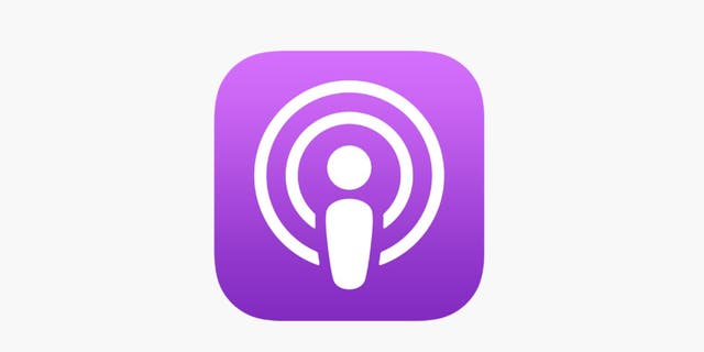 Display image of the Apple Podcasts app.