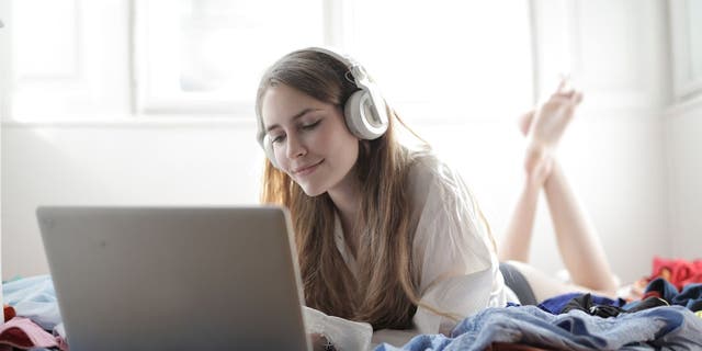 You can listen to podcasts on your phone, tablet, or computer.