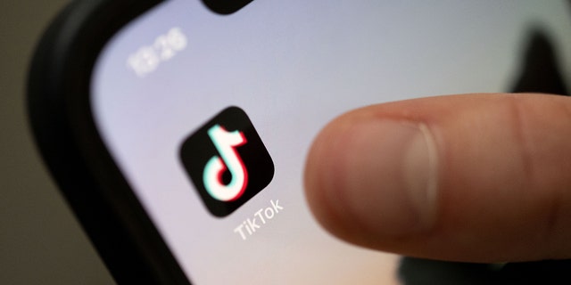 The TikTok app on a smartphone taken July 11, 2022.